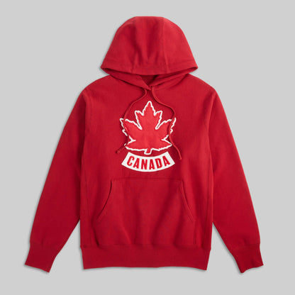 VINTAGE MAPLE LEAF HOODED SWEATSHIRT