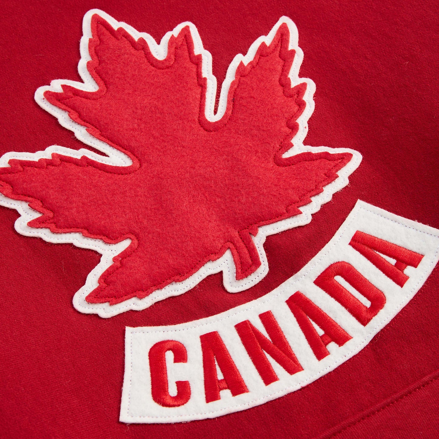 VINTAGE MAPLE LEAF HOODED SWEATSHIRT